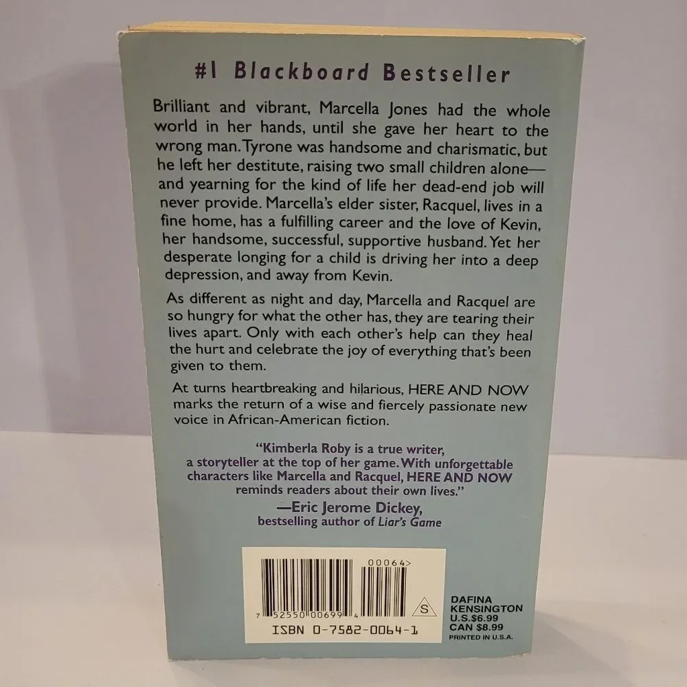 Here and Now Novel by Kimberla Lawson Roby Paperback Book
